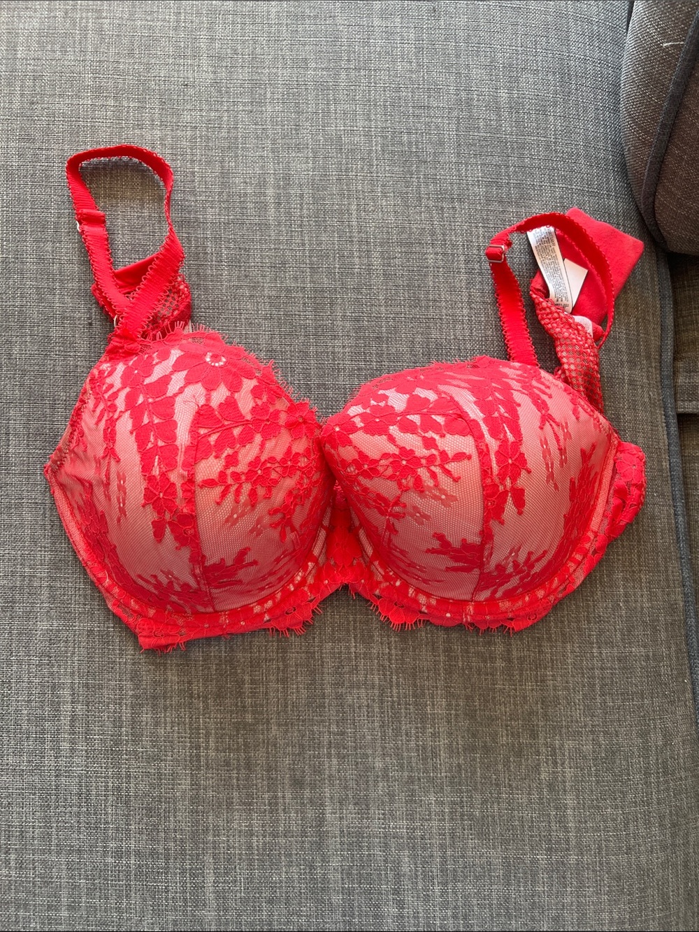 Victoria's Secret Dream Angels lined Demi Buste Double - Lace Underwire Bra